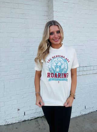 The Heavens Are Roaring Graphic Tee- clothing,Curvy,graphic,graphic T-shirt,GRAPHIC TEE,Graphic Tees,graphic tshirt,plus size graphic tee,Tops-Ace of Grace Women's Boutique