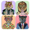 Big Cats Coasters | Tart By Taylor- coasters, decor, decorations, dorm decor, house decor, house decorations, room decor-Ace of Grace Women's Boutique