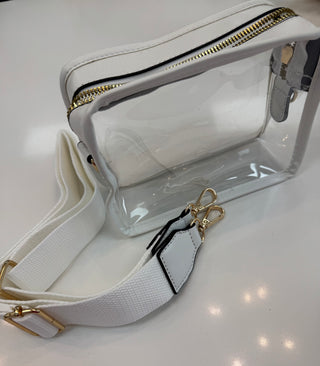 Clear Game Day Bag- bags,clear,clear bag,CLEAR CROSSBODY,clear pouch,clear purse,fall purse,game,game day,PURSE-Ace of Grace Women's Boutique