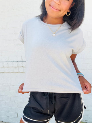 Two Tone Athletic Shorts- Athleisure,athletic,athletic shorts,Bottoms,clothing-Ace of Grace Women's Boutique