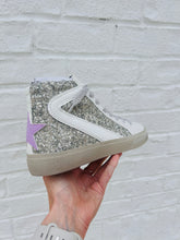 Rooney Silver Pearl Glitter Star Sneaker