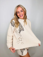Tiger Knitted Sequin Sweater Set