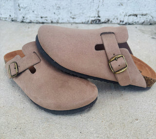 Brown Clog Shoes- Birkenstock,Birks,BROWN,clogs,FOOTWEAR,shoe,Shoes-Ace of Grace Women's Boutique