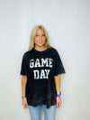 Black Game Day Tee- football, game, game day, Game day shirt, game days, gameday, GRAPHIC TEE, graphic tees, SOFT TEE, TEE-Ace of Grace Women's Boutique