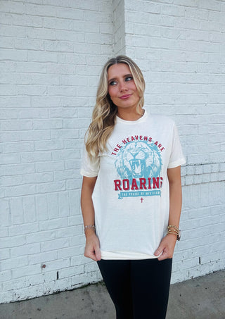 The Heavens Are Roaring Graphic Tee- clothing,Curvy,graphic,graphic T-shirt,GRAPHIC TEE,Graphic Tees,graphic tshirt,plus size graphic tee,Tops-Ace of Grace Women's Boutique