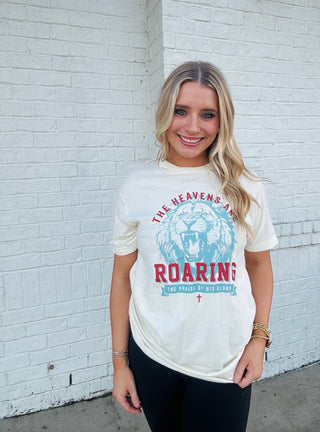 The Heavens Are Roaring Graphic Tee- clothing,Curvy,graphic,graphic T-shirt,GRAPHIC TEE,Graphic Tees,graphic tshirt,plus size graphic tee,Tops-Ace of Grace Women's Boutique