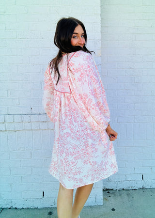Loving Fancy Pink Bow Dress