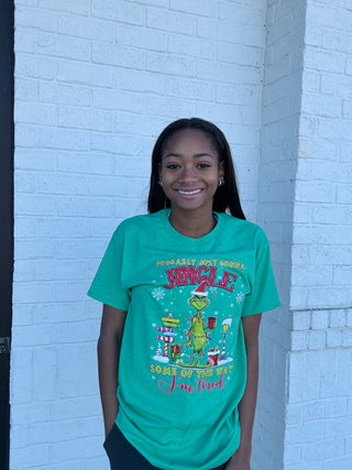 Jingle Some of the Way Tee- CHRISTMAS,curv,Curvy,Grinch,PLUS,Seasonal,Tired,Tops-Ace of Grace Women's Boutique