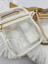 Classic Game Day Purse- clear purse, game, game day, game days, gameday, PURSE, SILVER PURSE-White-Ace of Grace Women's Boutique