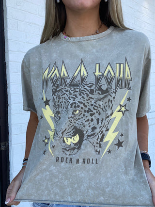 World Tour Rock N Roll Graphic Tee- clothing, CROPPED, CROPPED TEE, graphic, graphic T-shirt, GRAPHIC TEE, Graphic Tees, graphic tshirt, TIGER, TIGER GRAPHIC TEE, Tops-Ace of Grace Women's Boutique