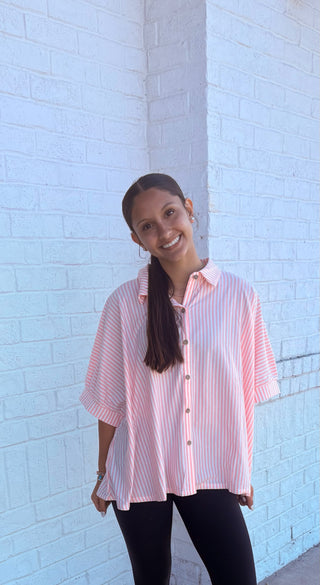 Woven Striped Boxy Top | Multiple colors- clothing,Curvy,ROOMY,Seasonal,Stripe,STRIPED,STRIPED TOP,stripes,Tops-Ace of Grace Women's Boutique