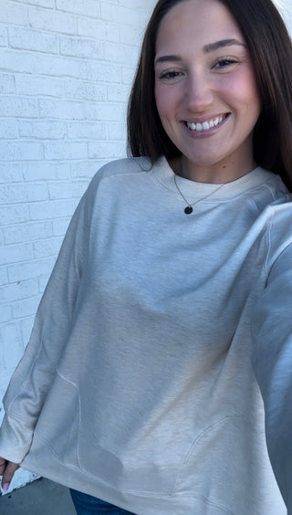 Extreme Soft Side Slit Pullover- clothing,COMFY,comfy sweatshirt,Curvy,fall clothes,Lulu,oversized sweatshirt,PLUS,plus size,PLUS SIZE HOODIE,plus size sweatshirt,PLUS SIZE TOP,plus sizes,plus sweatshirt,pullover,Softstream,Softstreme,sweatshirt,SWEATSHIRTS,Tops-Ace of Grace Women's Boutique