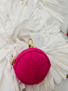 Classic Leather Coin Pouches- COIN, COIN POUCH, for keys, gift idea, KEYS-Hot Pink-Ace of Grace Women's Boutique
