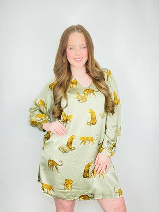 Long Sleeve Animal Print Dress- animal,ANIMAL PRINT,CHEETAH,clothing,Curvy,dresses & rompers,LEOPARD,LEOPARD DRESS,LEOPARD PRINT-1X-Ace of Grace Women's Boutique