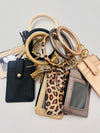 Wallet Key Ring Bracelet- CHEETAH, CHEETAH PRINT, KEY, KEYCHAIN, KEYS, wallet-Ace of Grace Women's Boutique