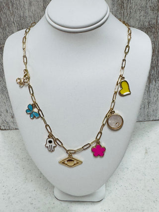 Cutesy Charm Necklace- Jewelry,Sale-Ace of Grace Women's Boutique