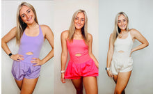 Cut Out Athletic Romper