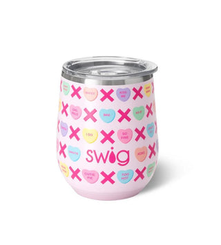 SWIG - Stemless Wine Cup - 12 oz- GIFT, gifts, HEART, HEARTS, Seasonal, STEMLESS, SWIG, swig cups, swig life, SWIG MUG, SWIG STRAWS, swig wine, VALENTINE, Valentine Collection, VALENTINES, WINE, WINE CUP-Ace of Grace Women's Boutique