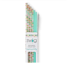 Swig HoHoHo Reusable Straw Set