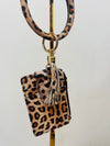 Wallet Key Ring Bracelet- CHEETAH, CHEETAH PRINT, KEY, KEYCHAIN, KEYS, wallet-Cheetah-Ace of Grace Women's Boutique