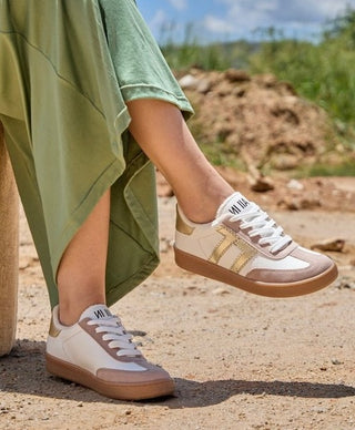 77 Gold Sneakers - PREORDER- 77,FOOTWEAR,GOLD,low top sneaker,metallic sneakers,PREORDER,Shoes,sneaker,sneakers,star sneakers-Ace of Grace Women's Boutique