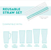 Swig HoHoHo Reusable Straw Set- REUSABLE STRAWS, STRAWS, SWIG STRAWS-Ace of Grace Women's Boutique