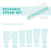 Swig HoHoHo Reusable Straw Set