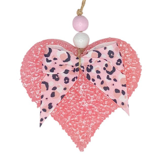 Pink Heart Leopard Bow Freshie- Air freshener,CAR FRESHIE,FRESHENER,Freshie,GIFT,gift idea,GIFT IDEAS,gifts,Sweet grace-Ace of Grace Women's Boutique