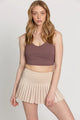 GOLD HINGE Pleated Skirt - Baja Beige- -Ace of Grace Women's Boutique