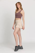 GOLD HINGE Pleated Skirt - Baja Beige