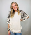 Ruffle Sleeve Cheetah Print Top- ANIMAL PRINT, CHEETAH, CHEETAH PRINT, CHEETAH TOP, FALL, fall transition, ruffle sleeves-Ace of Grace Women's Boutique
