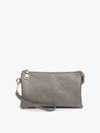 Riley Crossbody | 6 Colors- beige purse, clear purse, cream purse, CROSSBODY PURSE, large purse, metallic purse, PURSE, PURSES-Pewter-Ace of Grace Women's Boutique