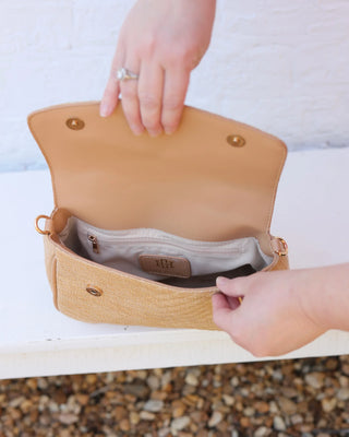 CAROLINE HILL - Sinclair Quilted Crossbody Natural VQ- bag,bags,caroline hill,CAROLINE HILL CROSSBODY,CAROLINE HILL PURSE,PURSE-Ace of Grace Women's Boutique