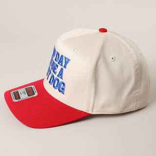 BAD DAY TO BE A HOT DOG Embroidered Trucker Hat- Accessories,accessory,HAT,hats,Seasonal-Ace of Grace Women's Boutique
