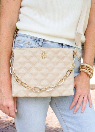 Ariana Quilted Crossbody - Nude- -Ace of Grace Women's Boutique