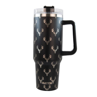Deer All Over Black Tumbler for Men- BOW,Bow detail,BOWS,BRUMATE CUP,Cherry,CUP,CUPS,GIFT,gift idea,GIFT IDEAS,GIFT SET,gifts,glitter tumbler,LEOPARD CUP,men,MEN GIFTS,MEN'S GIFTS,mens,Mens Corner,pink cup,STANLEY CUP,SWIG,swig cups,tumbler,TUMBLER 40 OZ,WINE CUP,Yeti-Black-Ace of Grace Women's Boutique
