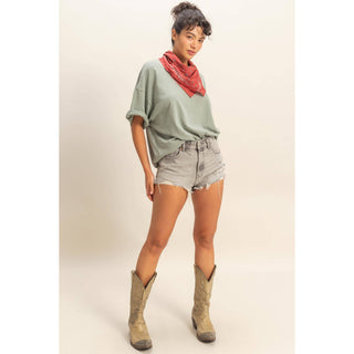 Oversized Mineral Wash T-Shirt- oversized,OVERSIZED TEE,OVERSIZED TOP,pink top,soft top,TOP,Tops,WORK TOP-Ace of Grace Women's Boutique