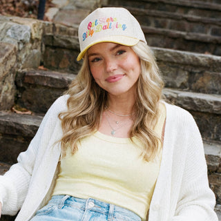 Out Here Dilly Dallying Two Tone Trucker Hat- Accessories,accessory,Hats-Ace of Grace Women's Boutique