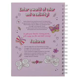 Coloring Book Favorite Bible Verses for Girls Wirebound- activity,Bible,Christian,coloring,Devotion,devotional,GIFT,gift idea,GIFT IDEAS,GIFT SET,gifts,INSPIRATIONAL,KIDS,pray,PRAYER,prayer journal,Praying-Ace of Grace Women's Boutique