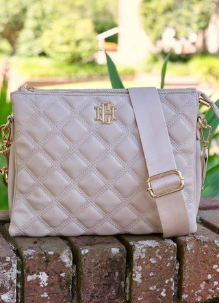 Ariana Quilted Crossbody - Nude- -Ace of Grace Women's Boutique