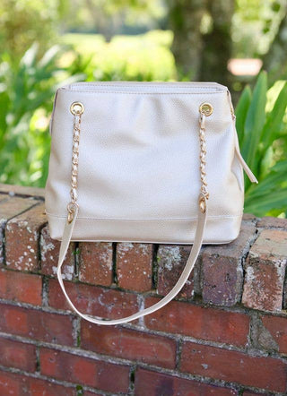 Teegan Tote - Pearl- Accessories,accessory,bags,BEACH TOTE,caroline hill,CAROLINE HILL CROSSBODY,CAROLINE HILL PURSE,PURSE,TOTE,TOTE BAG-Ace of Grace Women's Boutique