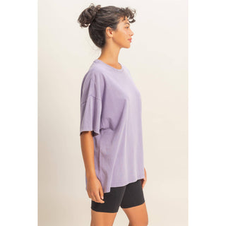 Oversized Mineral Wash T-Shirt- oversized,OVERSIZED TEE,OVERSIZED TOP,pink top,soft top,TOP,Tops,WORK TOP-Ace of Grace Women's Boutique