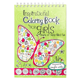 Coloring Book Wirebound Inspirational for Girls- activity,Bible,Christian,coloring,Devotion,devotional,GIFT,gift idea,GIFT IDEAS,GIFT SET,gifts,INSPIRATIONAL,KIDS,pray,PRAYER,prayer journal,Praying-Ace of Grace Women's Boutique
