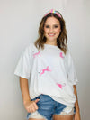 White Multi Leopard Tee- GRAPHIC TEE, graphic tees, LEOPARD, leopard graphic tee, leopard top-Ace of Grace Women's Boutique