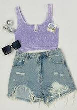 Classic Ribbed Cropped Tank