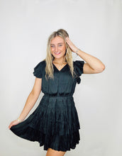 Classic Short Sleeve Ruffle Dress