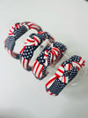 American Flag Headband- AMERICAN FLAG, headband, headbands, TOP KNOT HEADBAND-Ace of Grace Women's Boutique