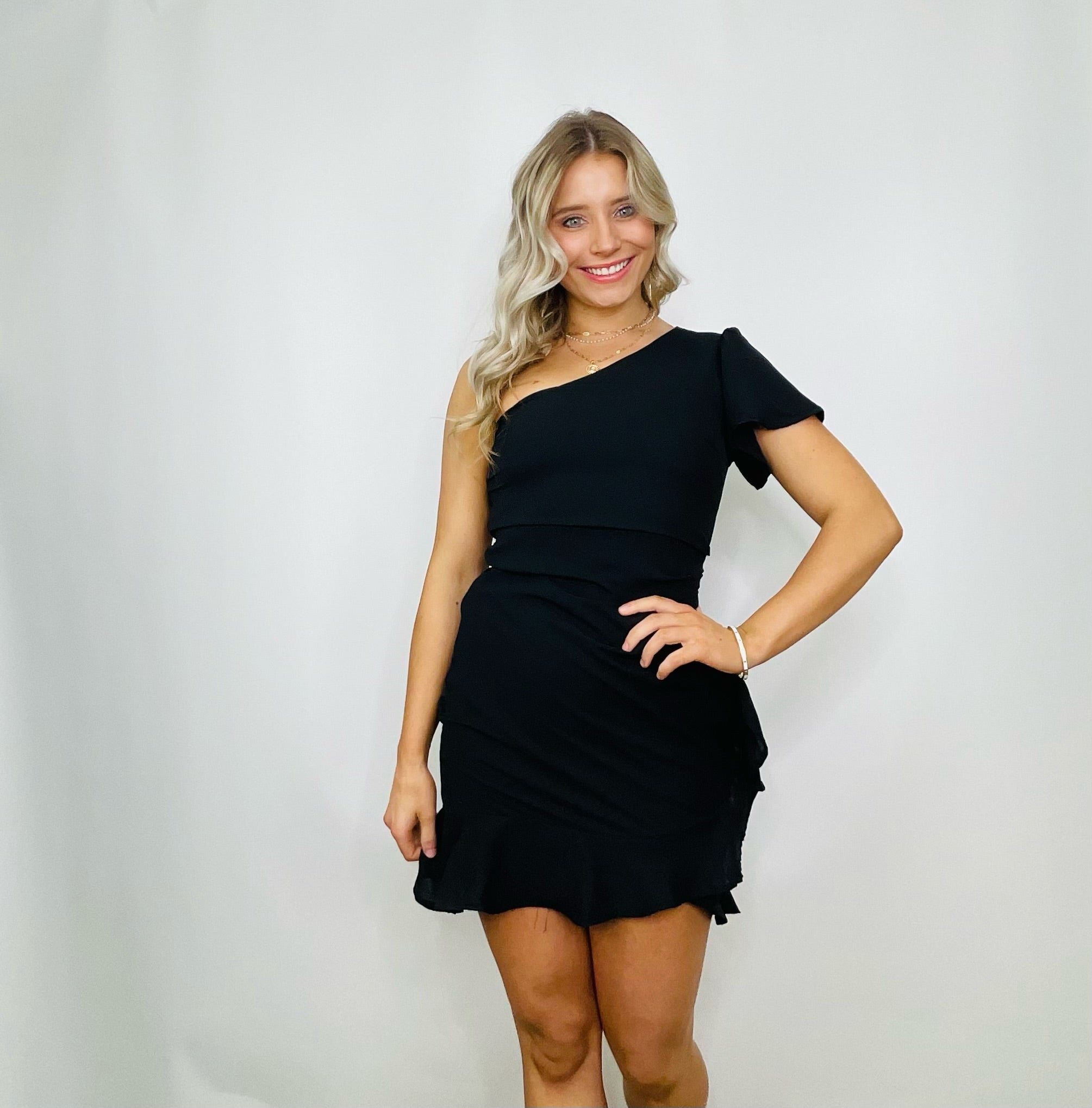 Classy One-Shoulder Dress