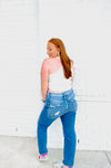 The Trend Setter Jeans- denim jeans, distressed jeans, fall jeans, high rise jeans, JEANS-Ace of Grace Women's Boutique