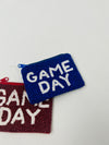 Game Day Beaded Coin Purse- BEADED COIN, BEADED COIN PURSE, COIN POUCH, coin purse, game day, game days-Ace of Grace Women's Boutique